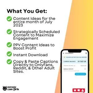 Bags | Onlyfans Content Calendar With Captions Ppv Ideas For Onlyfans